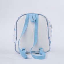 Mochila polipiel estrellitas Azul