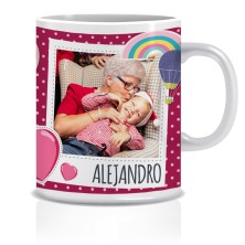 Taza MEJOR ABUELA DEL MUNDO + Caja regalo