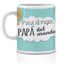 Taza MEJOR PAPÁ DEL MUNDO + Caja regalo