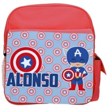 Mochila ESCOLAR personalizada - CAPITÁN AMÉRICA