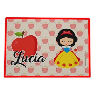 Mantel hule individual personalizado - BLANCANIEVES