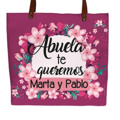 Bolso polipiel ABUELA TE QUEREMOS