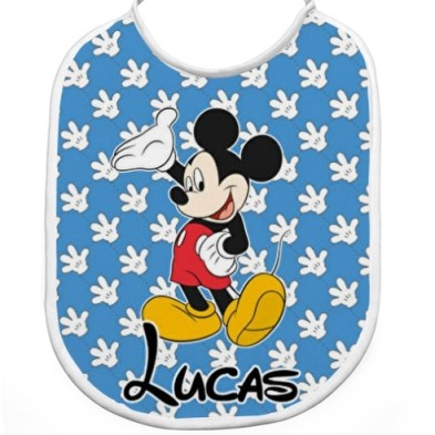 Babero personalizado - MICKEY AZUL