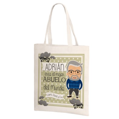 Bolsa de lino - ABUELO JOVEN