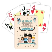 Baraja de cartas LO MEJOR DE TENERTE - ABUELO Y NIÑOS