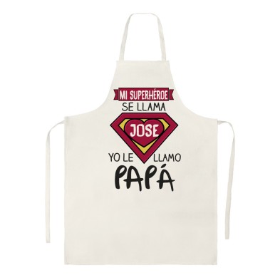 Delantal personalizado - SÚPER PAPÁ