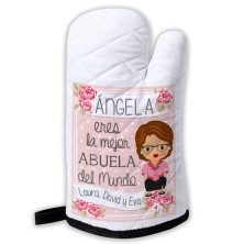 Delantal y manopla personalizada - ABUELA JOVEN