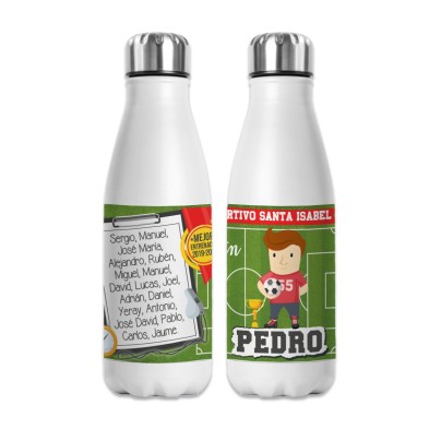 Botella personalizada entrenador FÚTBOL