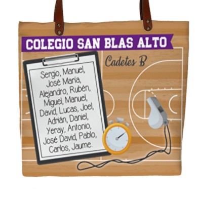 Bolso polipiel entrenadora BALONCESTO