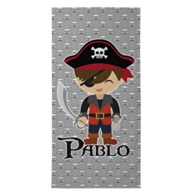 Toalla personalizada rectangular - PIRATA