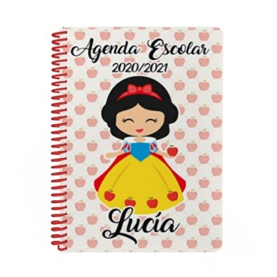 Agenda escolar personalizada - BLANCANIEVES