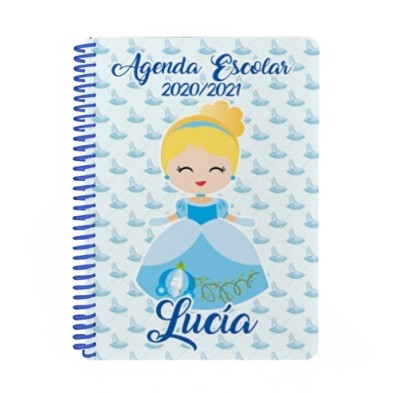 Agenda escolar personalizada - CENICIENTA