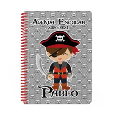 Agenda escolar personalizada - PIRATA