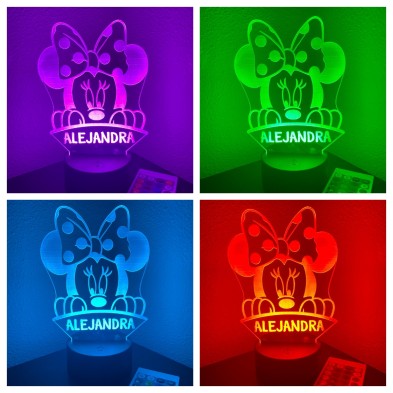 Lámpara LED personalizada MINNIE