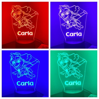 Lámpara LED personalizada SKYE PATRULLA CANINA