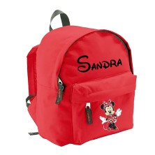 Mochila INFANTIL personalizada - MINNIE ROJA