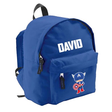 Mochila INFANTIL personalizada - CAPITAN AMERICA