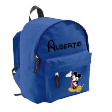 Mochila INFANTIL personalizada - MICKEY AZUL