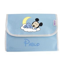 Portadocumentos Gloss Azul Personalizado MICKEY