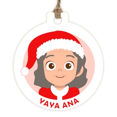 Bola de navidad METACRILATO - ABUELA