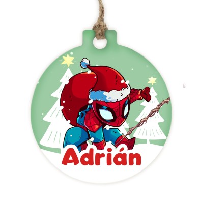 Bola de navidad METACRILATO - SPIDERMAN