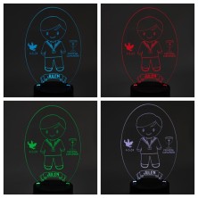 Lámpara LED personalizada COMUNIÓN NIÑO