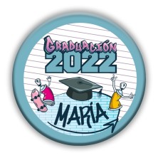 Chapa personalizada GRADUACIÓN - NOS VAMOS AL INSTI