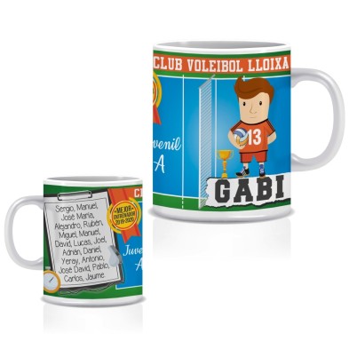 Taza entrenador VOLEIBOL