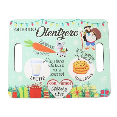 Bandeja personalizada OLENTZERO MULTICOLOR