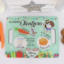 Bandeja personalizada OLENTZERO MULTICOLOR