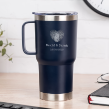 Taza TÉRMICA personalizada HUELLA-CORAZÓN