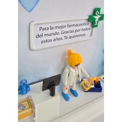 Cuadro PLAYMOBIL profesiones - FARMACIA