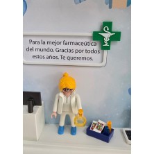 Cuadro PLAYMOBIL profesiones - FARMACIA